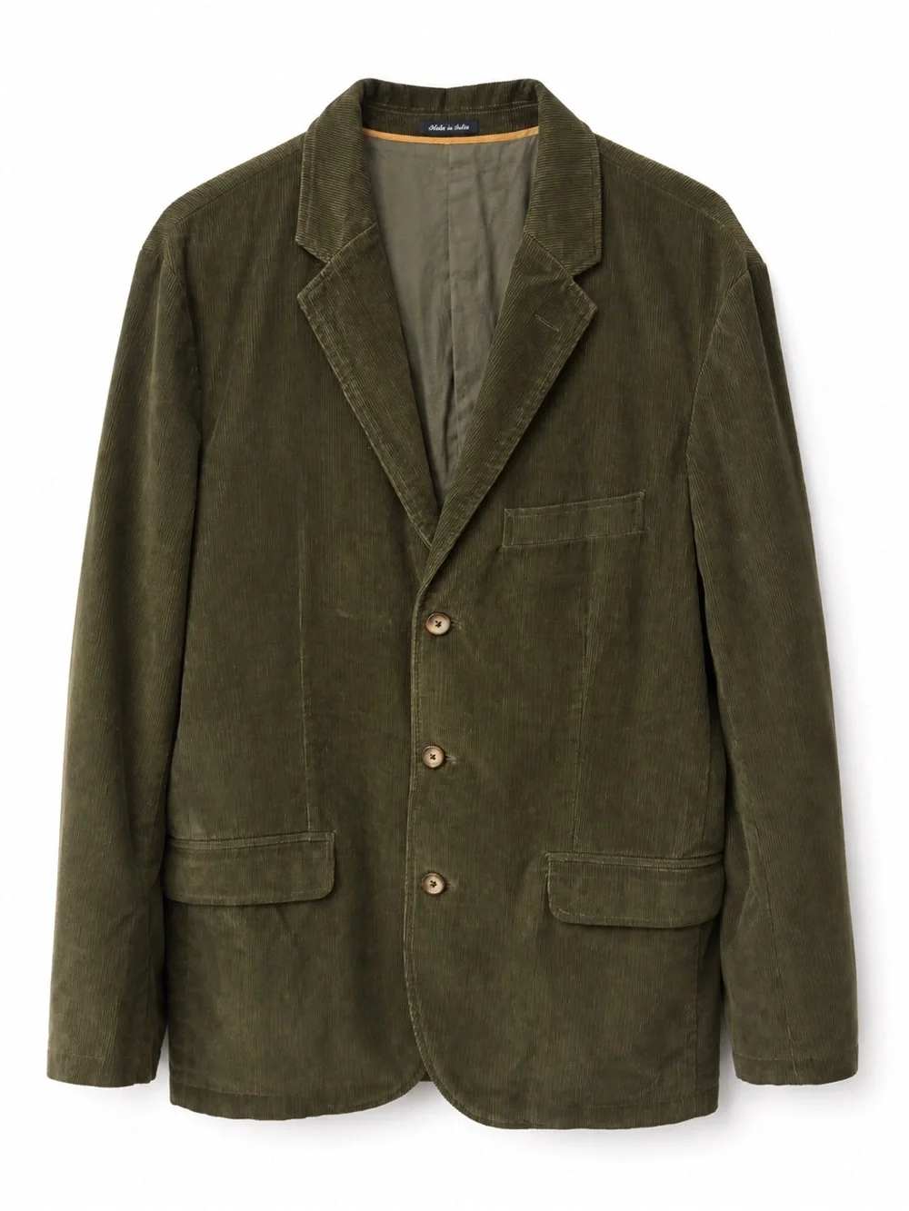 J.Crew Men’s Large Olive Green Corduroy Blazer Sport Coat